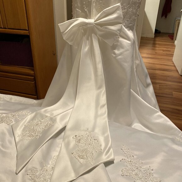 #18) Wedding Gown: Vine Blossoms - Picture 6 of 8